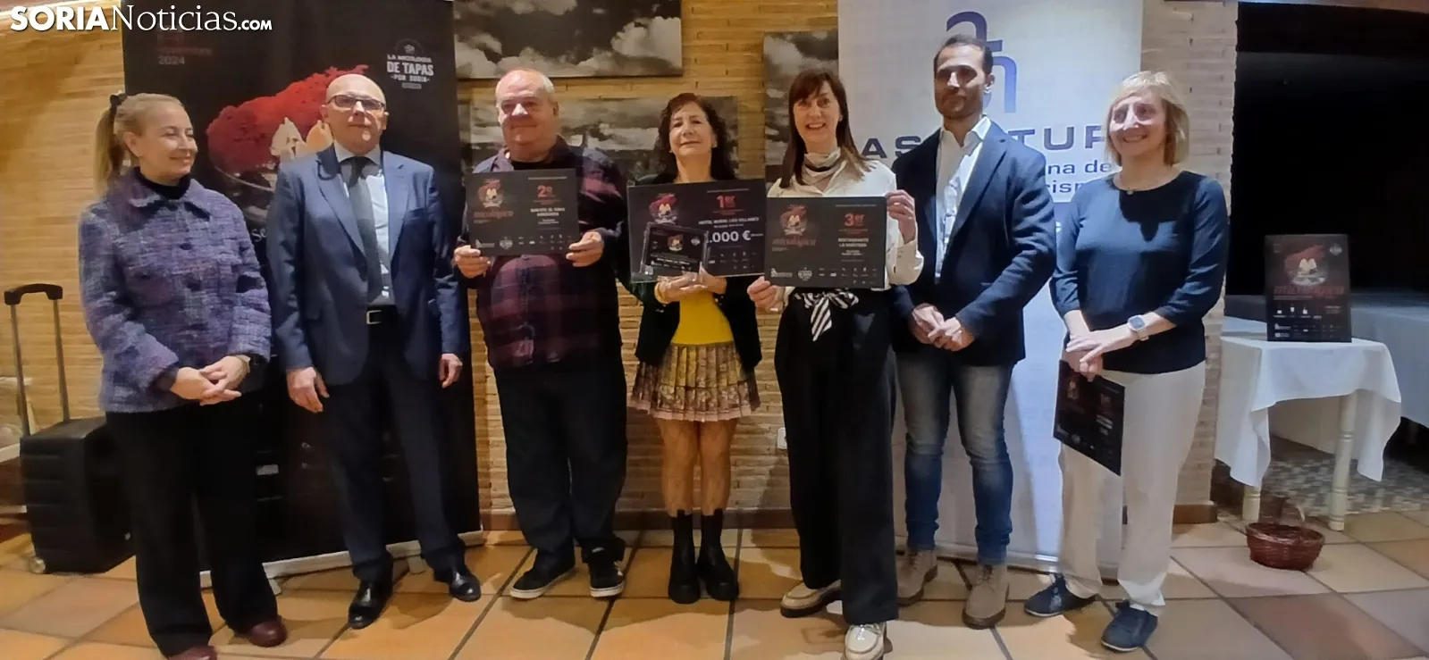Foto 2 - Los restaurantes El Toro, La Chistera y Los Villares, ganadores del XVI concurso de la Tapa Micol&oacute;gica