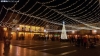 Iluminación navideña en la plaza Mayor burgense. /SN