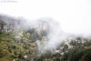 Una mañana de niebla en la Laguna Negra. /María Ferrer