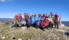 Los excursionistas en el lugar de la ascensión. /SN