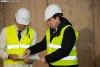 El presidente de la Junta, Alfonso Fernández Mañueco, visitando las obras de la radioterapia en Soria hace ahora un año. Foto: María Ferrer. 