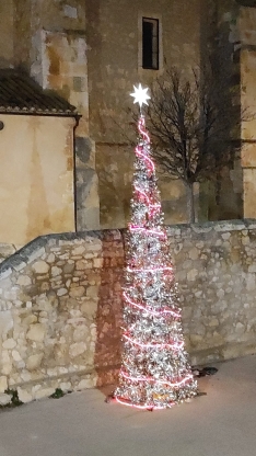 Una imagen de la jornada de bienvenida al tiempo navideño. 