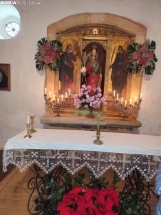 Una imagen de este mediodía en la ermita de Santa Bárbara. /SN