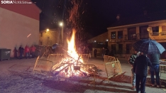 Luminaria de Santa Bárbara en Golmayo. 