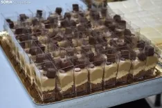 Elaboración con bombones de cardo rojo de Ágreda.