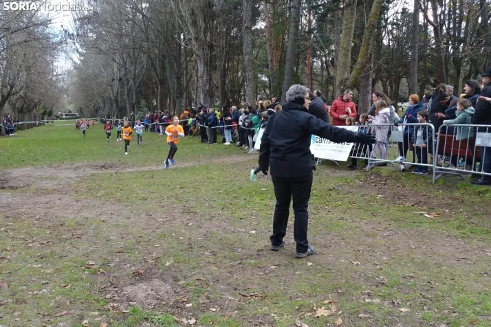 Una de las imágenes que deja el cross de esta mañana de domingo en la alameda de Cervantes. /PC