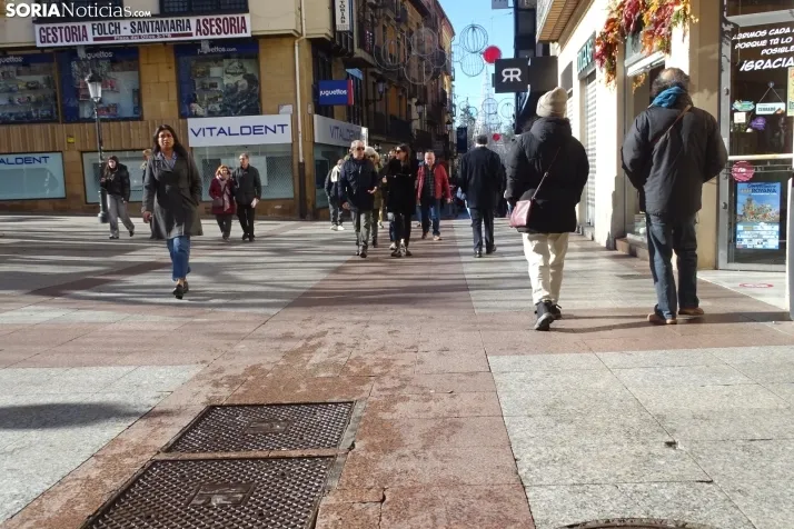El centro de la ciudad, este mediodía de Navidad. /PC