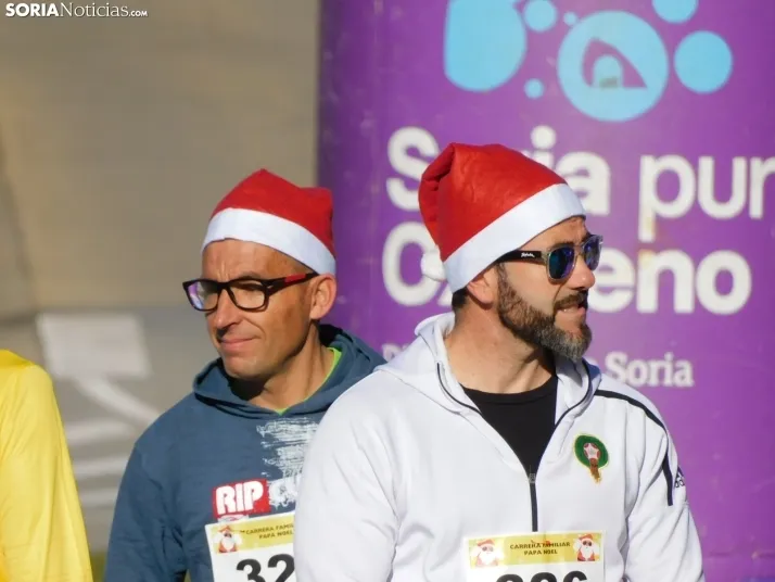 EN FOTOS | Golmayo se adelanta a las fiestas con su divertida carrera por relevos de Navidad