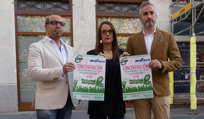 CSIF anima a participar en la concentración del día 14 para exigir a Gobierno y aseguradoras la firma de un nuevo concierto responsable en Muface  