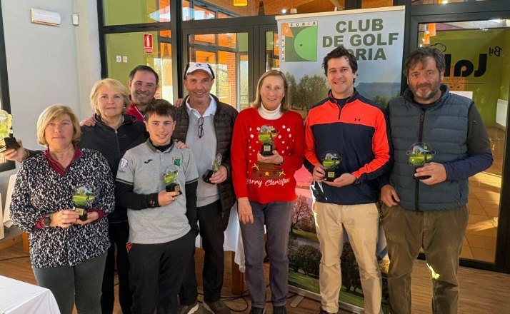 José Javier Sainz y Carmen Ayllón, ganadores del Torneo Final Orden de Mérito 2024 del Club de Golf Soria