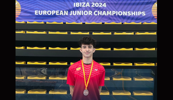 El joven volantista Hugo Sanz, bronce en el Spanish International U17 