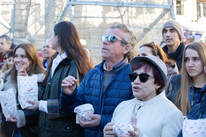 Almazán cambiará las uvas por torreznos para comenzar el 2025