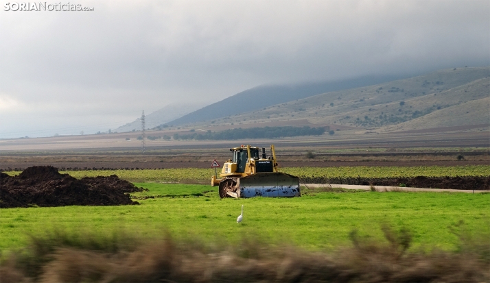 A buen ritmo las obras de la A-15 entre Fuensaúco y Villar del Campo