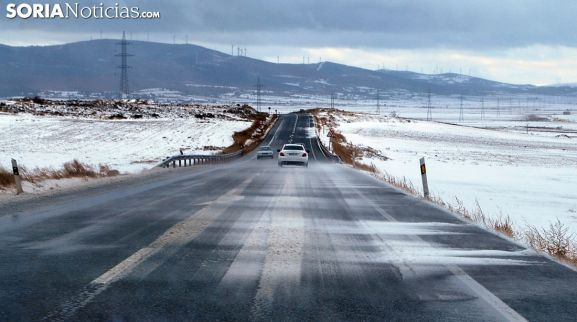 Llega lo peor del temporal a Soria: avisos amarillos por viento y nieve