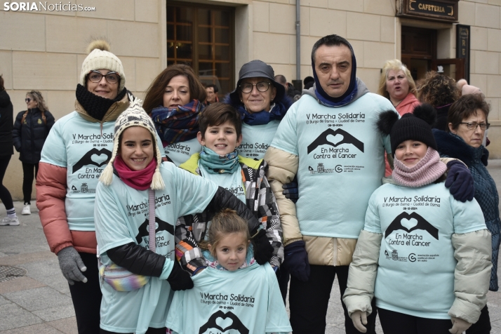 Marcha contra el cáncer en El Burgo 2024.