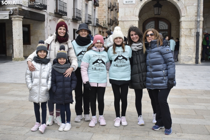 Marcha contra el cáncer en El Burgo 2024.