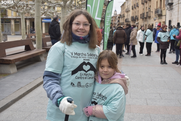 Marcha contra el cáncer en El Burgo 2024.