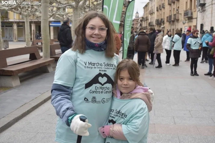Marcha contra el cáncer en El Burgo 2024.