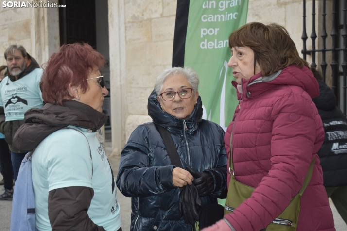 Marcha contra el cáncer en El Burgo 2024.