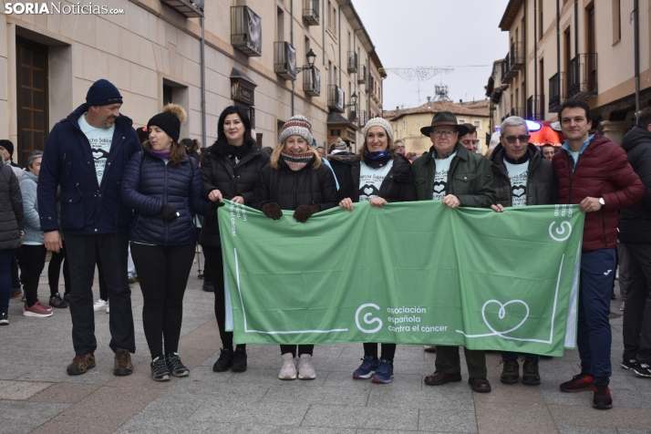 Marcha contra el cáncer en El Burgo 2024.