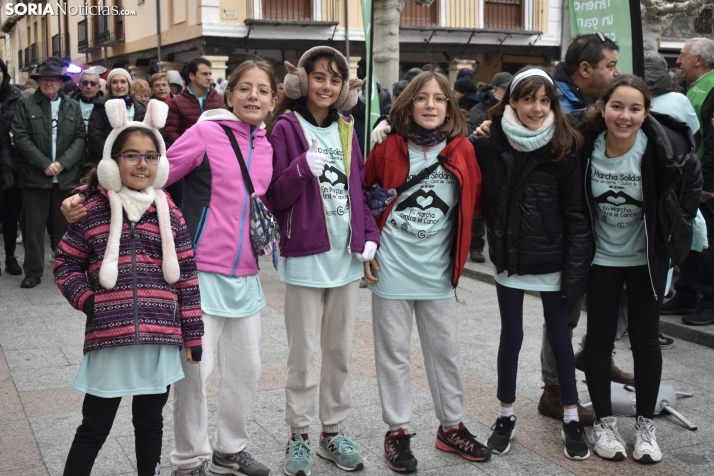 Marcha contra el cáncer en El Burgo 2024.