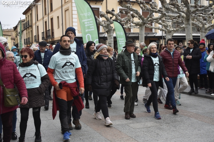 Marcha contra el cáncer en El Burgo 2024.