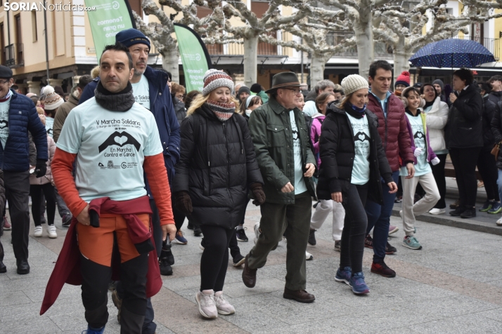 Marcha contra el cáncer en El Burgo 2024.