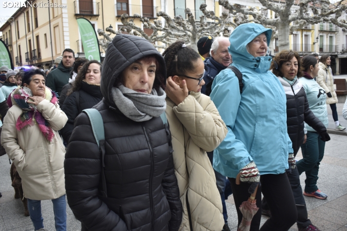 Marcha contra el cáncer en El Burgo 2024.