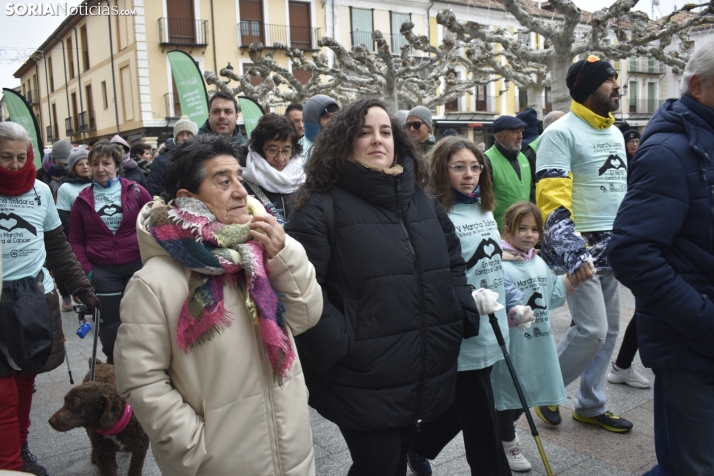 Marcha contra el cáncer en El Burgo 2024.