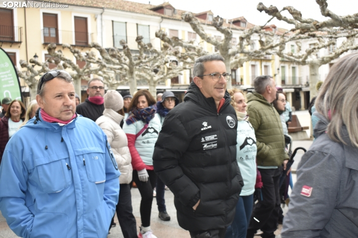 Marcha contra el cáncer en El Burgo 2024.