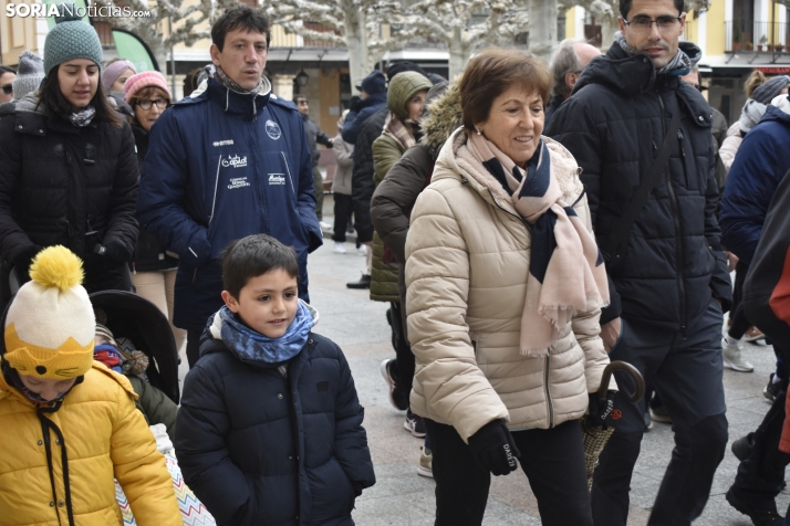 Marcha contra el cáncer en El Burgo 2024.