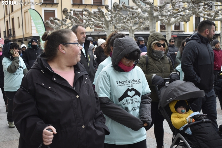 Marcha contra el cáncer en El Burgo 2024.