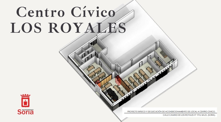 Así serán los locales de vecinos de Los Royales y el Calaverón