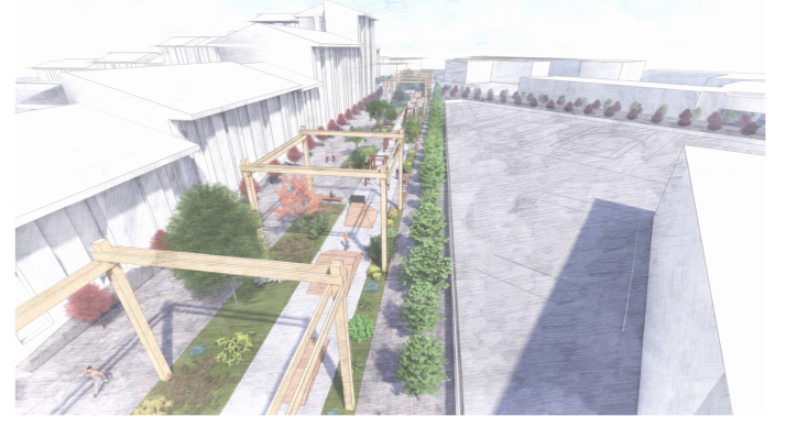 El entorno del Fuente del Rey se reinventa: Peatonalización, menos plazas de aparcamiento y nuevas pistas de tenis y pádel