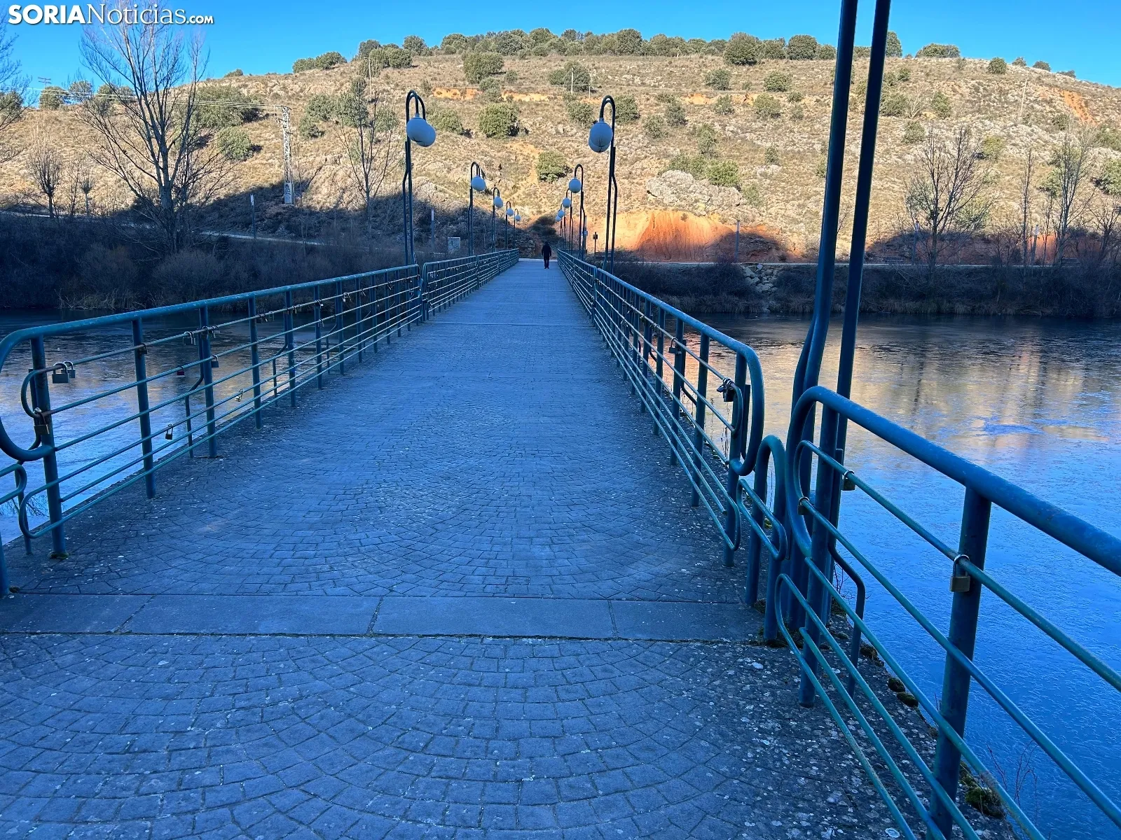 Una imagen del río hoy miércoles. /Pedro Lafuente