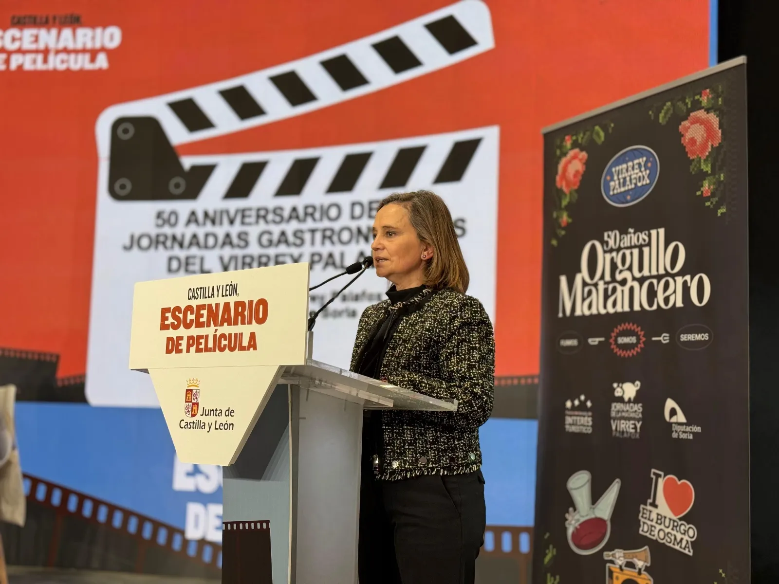 Una imagen de la presencia de la provincia de Soria en la apertura de FITUR 2025. /Dip.