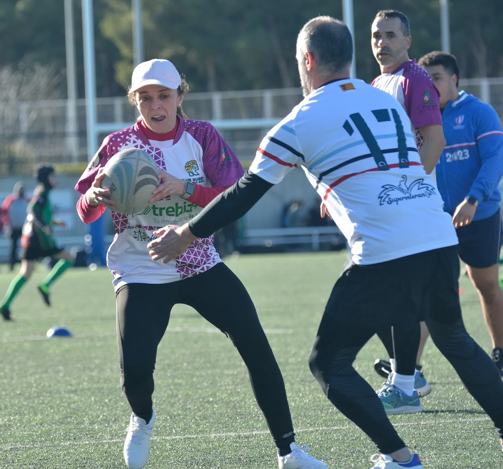 Foto 9 - Escuelas y Touch Rugby protagonizan un gran d&iacute;a para el Ingenieros en Zaragoza