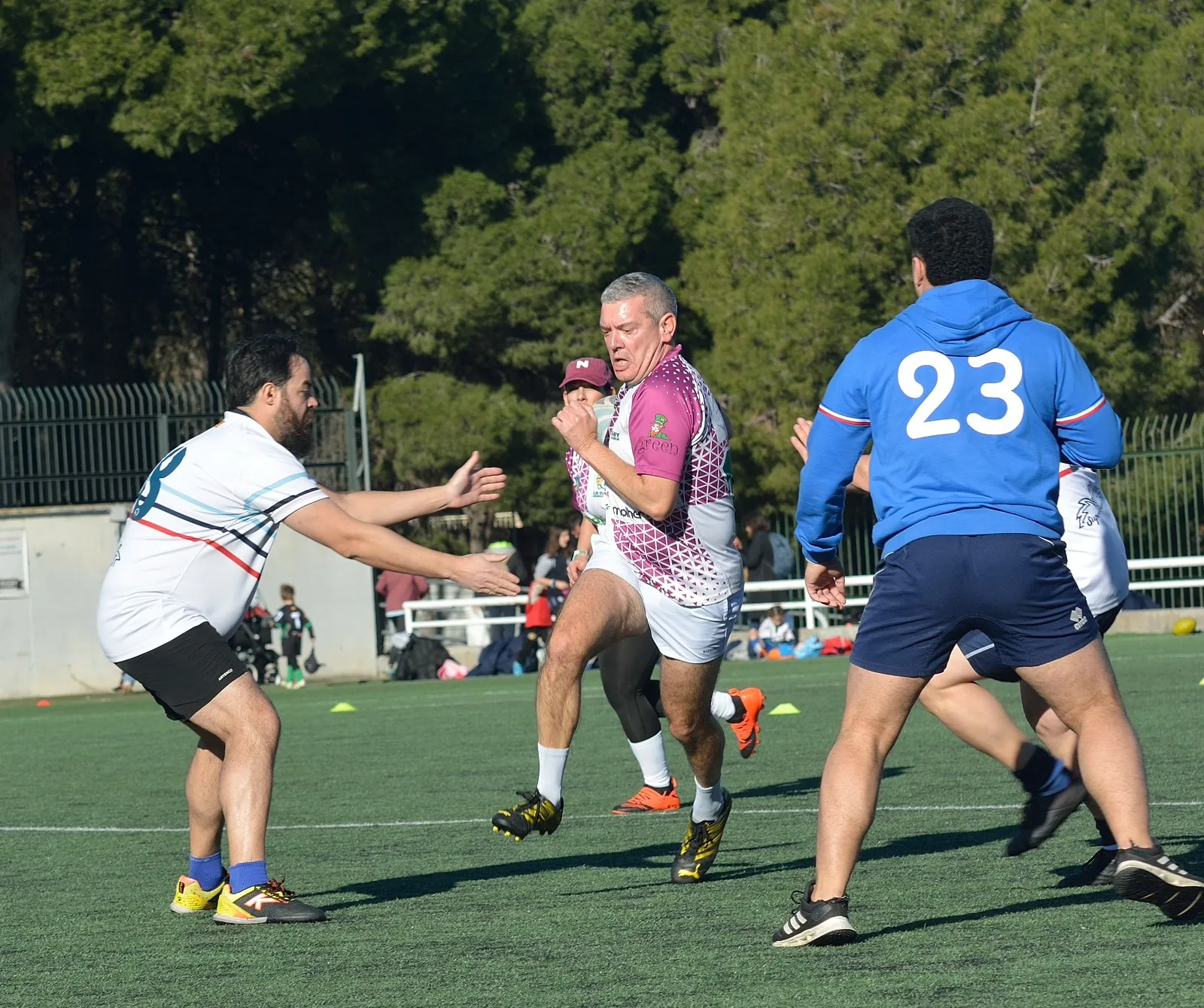 Foto 11 - Escuelas y Touch Rugby protagonizan un gran d&iacute;a para el Ingenieros en Zaragoza