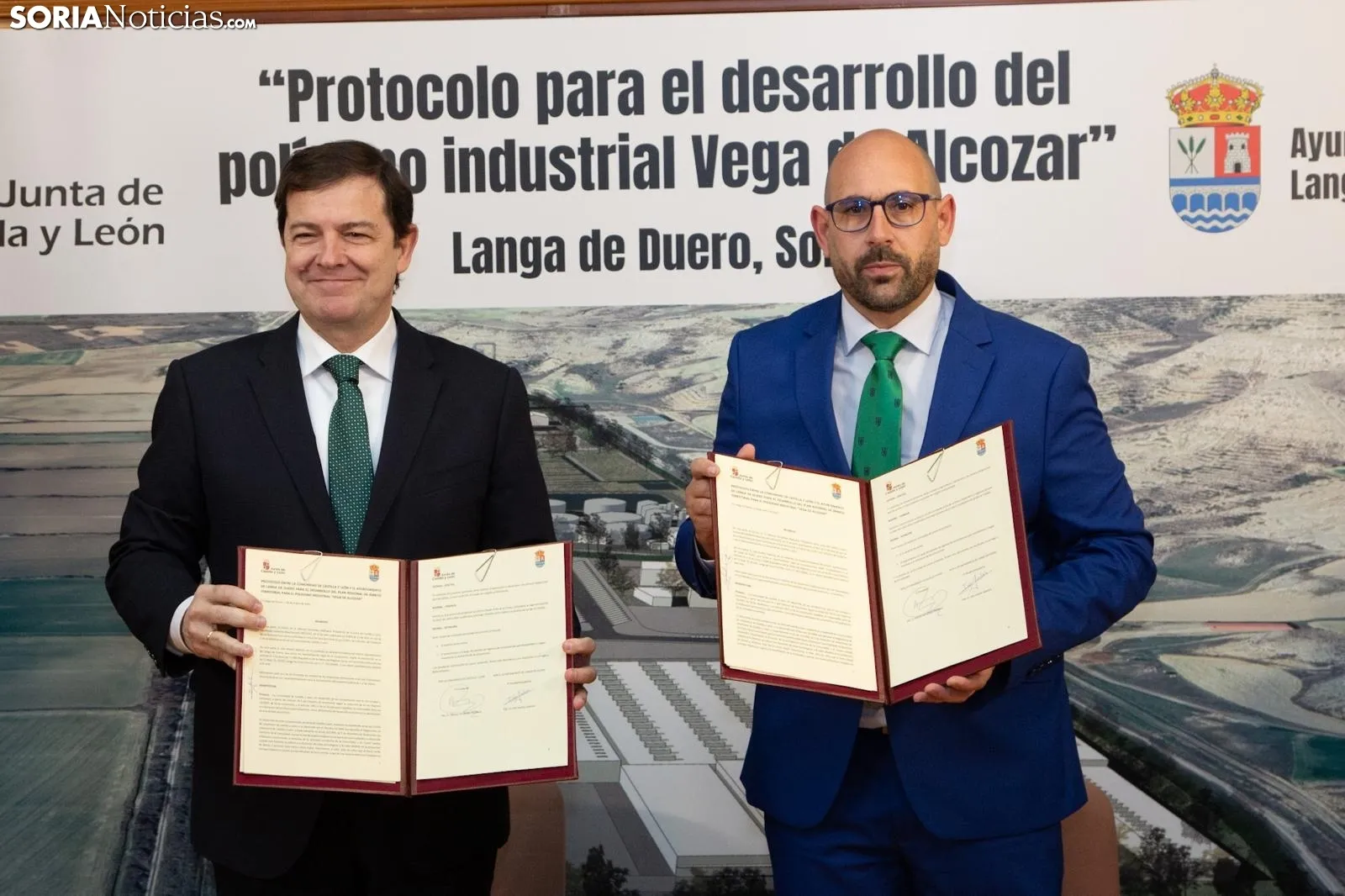 Foto 8 - Dos empresas se fijan en Langa: prometen 100 M&euro; de inversi&oacute;n y promueven el desarrollo de su pol&iacute;gono