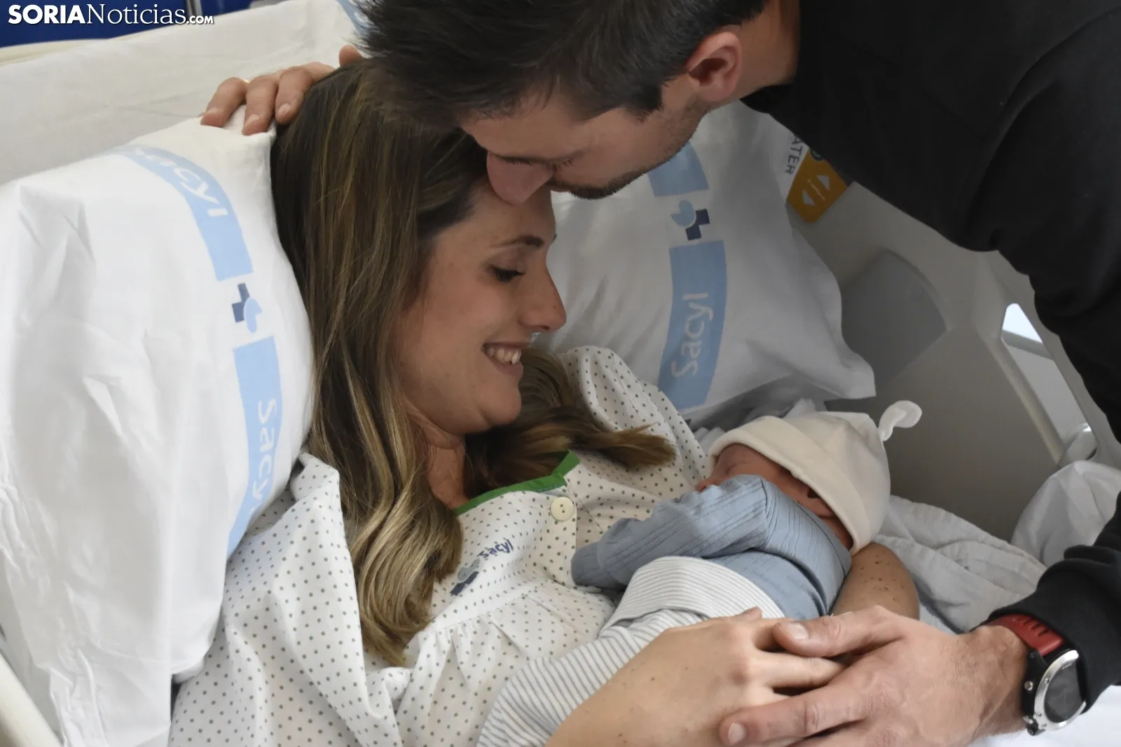 Ander, el primer bebé de Soria en 2025. 
