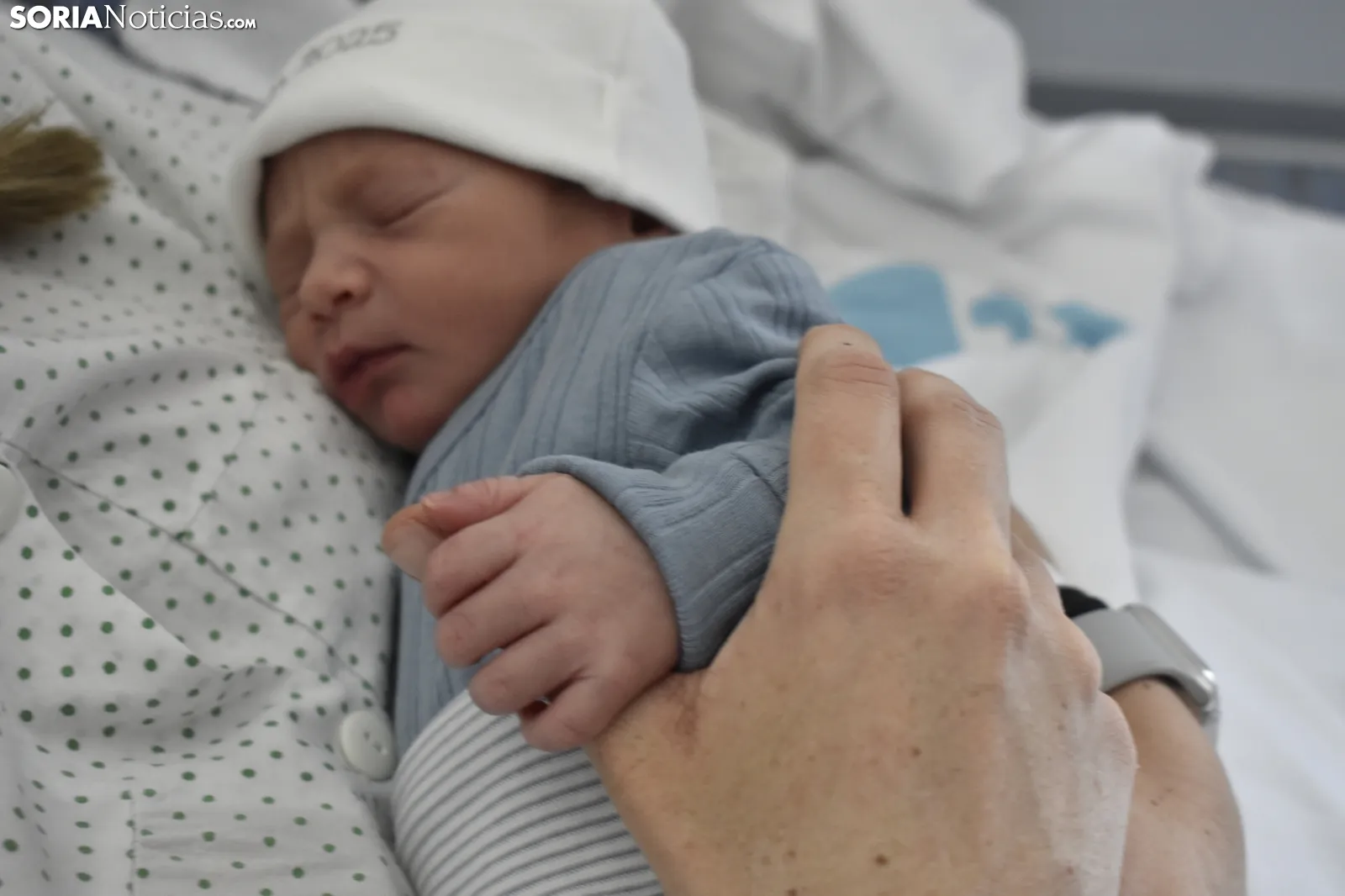 Ander, el primer bebé de Soria en 2025. 