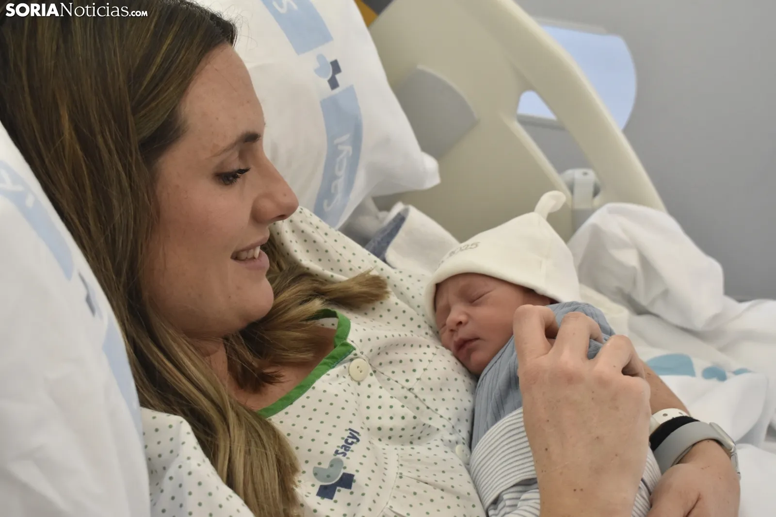 Ander, el primer bebé de Soria en 2025. 