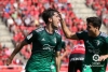 Javi Martínez celebra un gol con Osasuna en Primera División/ La Liga.