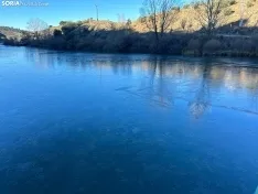 Una imagen del río hoy miércoles. /Pedro Lafuente