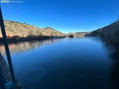 Una imagen del río hoy miércoles. /Pedro Lafuente