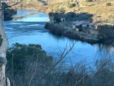 Una imagen del río hoy miércoles. /Pedro Lafuente