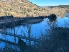 Una imagen del río hoy miércoles. /Pedro Lafuente