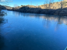 Una imagen del río hoy miércoles. /Pedro Lafuente