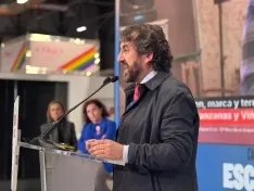 Una imagen de la presencia de la provincia de Soria en la apertura de FITUR 2025. /Dip.