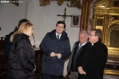 Mañueco presenta la actuación en el claustro y la fachada de la Concatedral de San Pedro